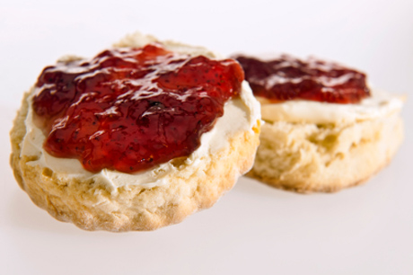 Raspberry Jam  Scones