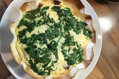Yummy Quick Quiche with Red Onion Marmalade